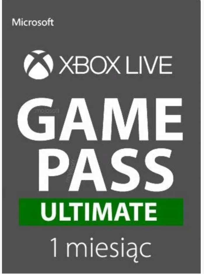 XBOX GAME PASS ULTIMATE 1 MIESĄC 30 DNI EA PLAY + LIVE GOLD + CORE